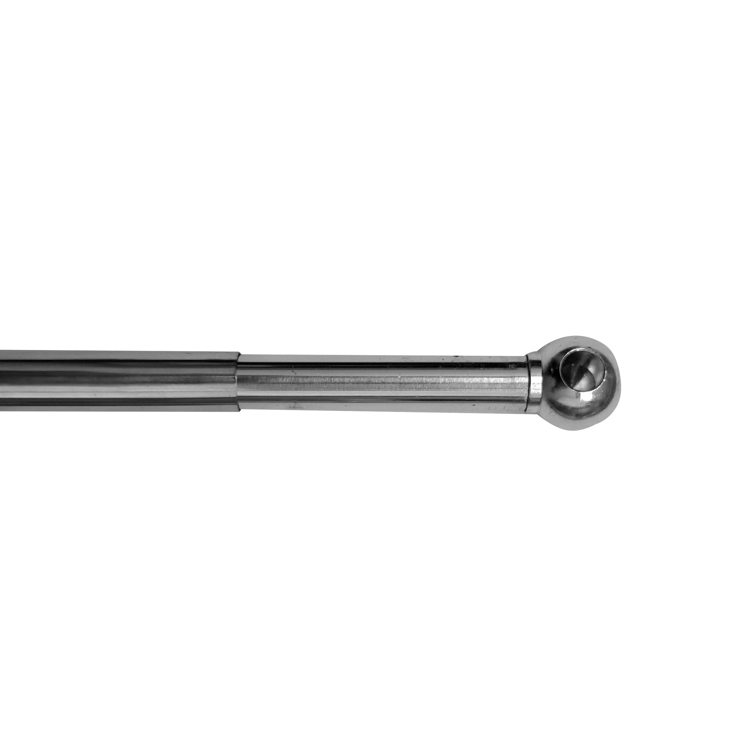 Bestlivings Set 2 Aste Tenda A Vite Estensibili 80-120 Cm – Argento – Senza Fori